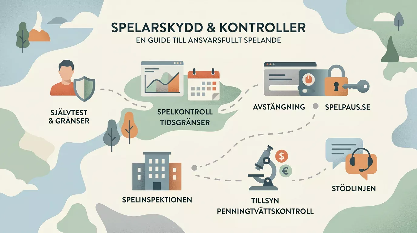 Översikt över svensk spelkontroll och Spelpaus